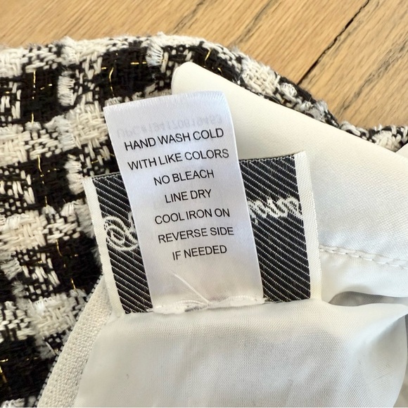 Rare Editions Big Girls Black and White Dress with Pearl Accents Size 12 - Picture 11 of 11